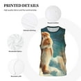thumbnail image 3 of Sikiie Starry Sky Cloud Cute Rabbit Basketball Jersey Reversible Men's Mesh Athletic Sports Shirts Training Practice S-4XLX-Large, 3 of 6