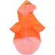 thumbnail image 1 of Impermeable reflectante para perros, con capucha, doble capa, para exteriores (naranja L), 1 of 5