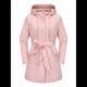 thumbnail image 4 of Chaqueta Impermeable con Capucha Clásica para Mujer, con Cinturón y Cordón para Actividades Al Aire Libre, Cortavientos Rosa L, 4 of 10