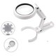 thumbnail image 1 of Rechargeable Handheld Magnifier with 5x Magnification and 8 LED Lights - Portable Illuminated Magnifying Glass, 1 of 5