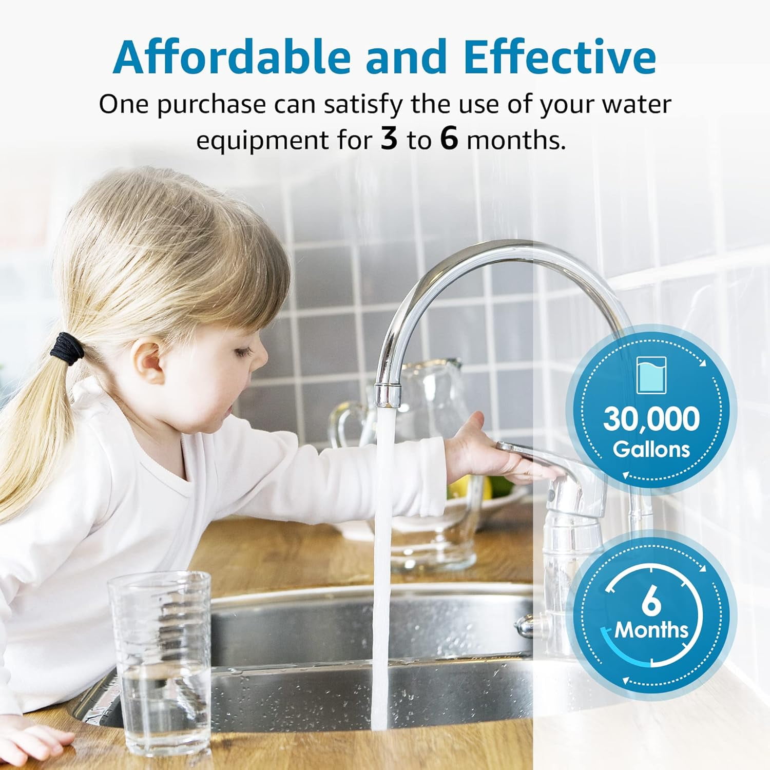 3 Pack AQUACREST WHKF-GD25BB Whole House Water Filter, Replacement for 3M Aqua-Pure AP810, AP801, AP811, Whirlpool WHKF-GD25BB, WHKF-DWHBB, 5 Micron, 10" x 4.5", Well & Tap Water Filter, Pack of 3