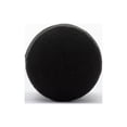 thumbnail image 2 of Soft Boucle Ottoman Legless Footrest Stool with Anti-Slip Pads, Modern Accent Pouf Round Chair for Makeup, Living Room, Bedroom Entryway, Black, 2 of 8