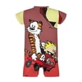 thumbnail image 6 of Calvin And Hobbes Baby Boy Girl Short Sleeve Rompers Bodysuit One Piece Jumpsuit Summer Outfit, 6 of 8
