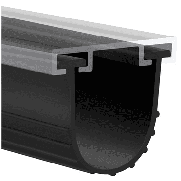 4.5 inch Bottom Rubber Weather Seal for 8FT Wide Garage Doors