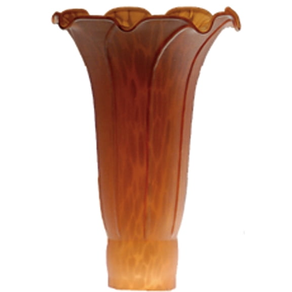 Meyda Tiffany 10208 4. 5 Inch W X 6 Inch H Amber Lily Shade