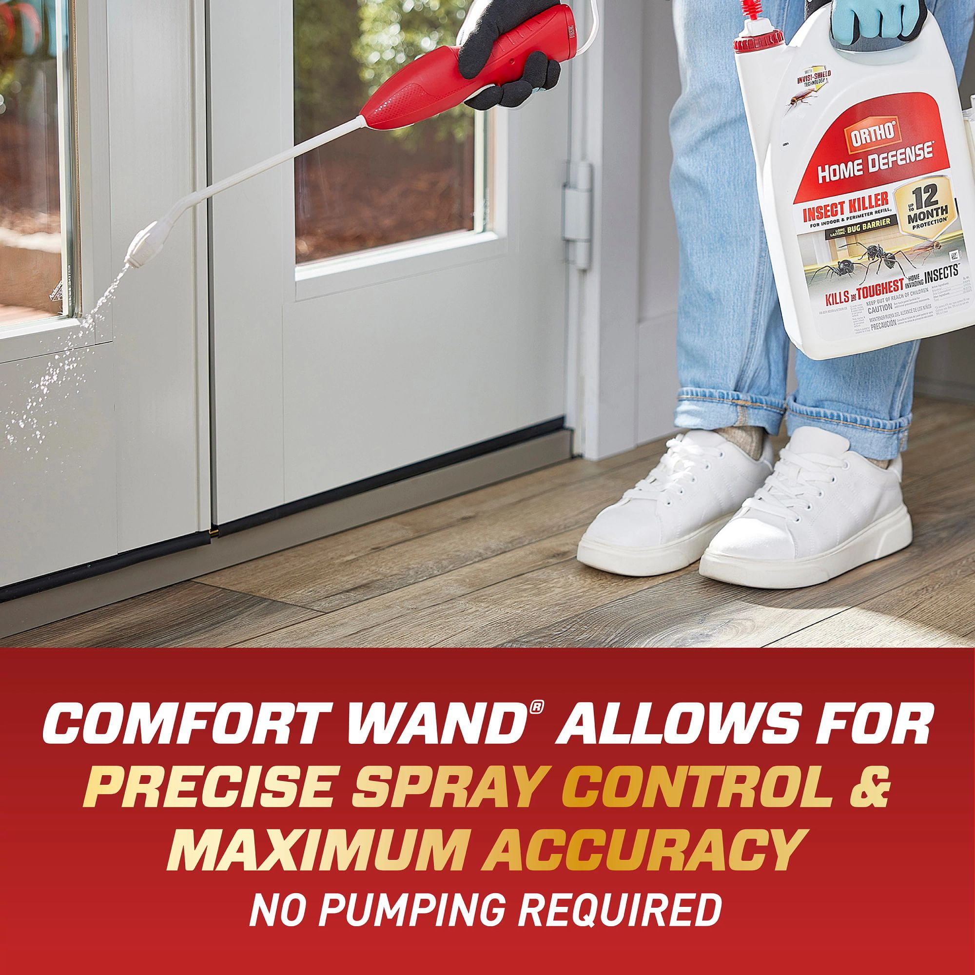 Ortho Home Defense Insect Killer for Indoor & Perimeter2 with Comfort Wand, 1 gal.