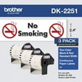 thumbnail image 3 of Brother Genuine DK-22513PK Continuous Length Black/Red Labels, 3 Rolls per Box, 3 of 6
