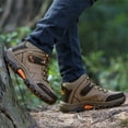 thumbnail image 5 of YOURDIARY Mens Hiking Boots Water Resistant Anti-Slip Outdoor Trekking Camping Shoes with Ankle Support, 5 of 7