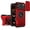 Red, variant on MUKO Designed for iPhone 17 Case with Slide Lens Protection + 360° Rotate Ring Magnetic Kickstand,Military Grade Shockproof Heavy Duty Protective with Magnetic Car Mount Holder Cover Black