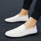 thumbnail image 3 of Nuevos mocasines para hombre, zapatos casuales transpirables, zapatillas clásicas de lino sin cordones, zapatos de conducción de verano para hombre, ancho 2020 (27 cm), 3 of 4