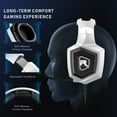 RUNMUS Gaming Headset for PS4, PC Headset w/Surround Sound, Noise
