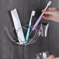 thumbnail image 1 of Ganfancp Estante de Pared Perforado de Acero Inoxidable para Guardar Cepillos de Dientes Pasta de Dientes Inodoros y Vasos de Enjuague Bucal Rebajas Flash Deals 1* Estante, 1 of 6