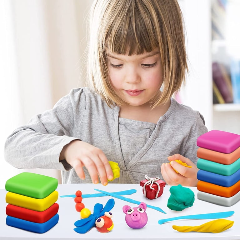 WQFSTORE Air Dry Clay 36 Colors with Sculpting Tools photo 4