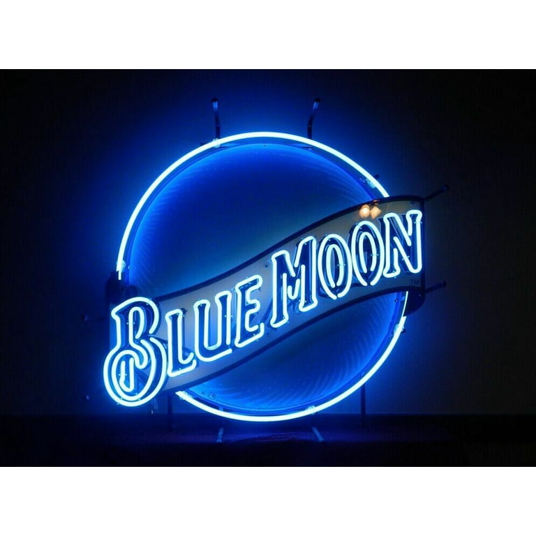 Blue moon neon deals light