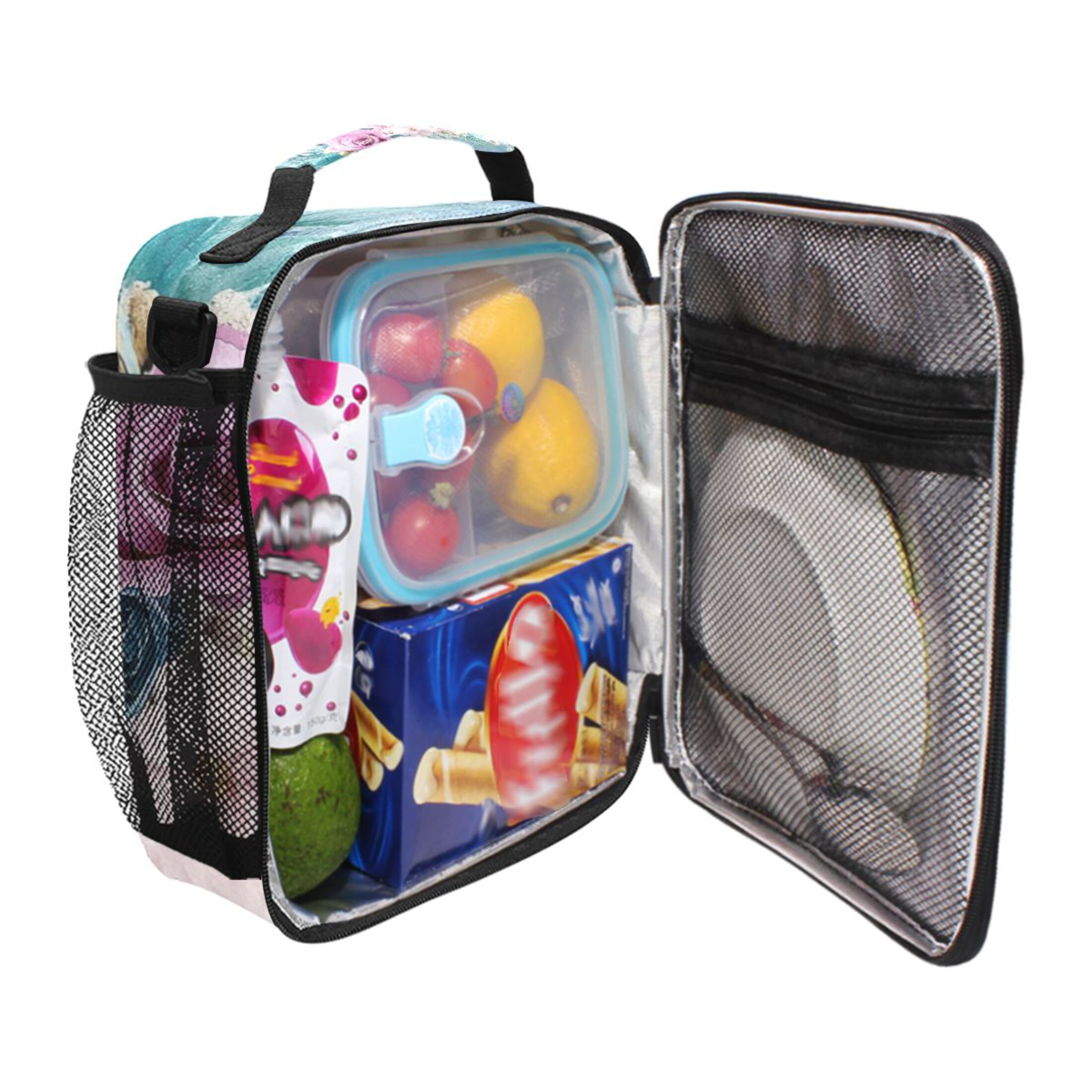 ALAZA Cute Unicorn Lunch Box Insulated Lunch Bag Reusable Thermal Cooler Tote School Picnic