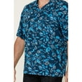 thumbnail image 3 of Wrangler Men's Conversation Print Short Sleeve Snap Western Shirt Blue X-, 3 of 4