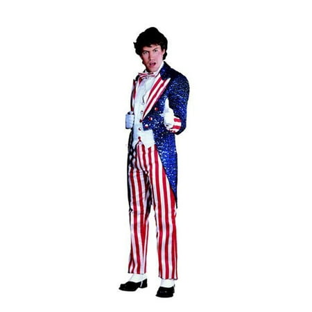 Uncle Sam Sequin Large Deluxe Adult Costume