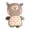Grey, variant on mdesiwst Plush Animal Dog Chew Toy Boredom Stress Relief Squeaky Frog Cat Rabbit Plushie Bite Resistant Dog Teething Cleaning Interactive Animal Toy
