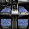thumbnail image 7 of Pofeuu Colorful Mushrooms Print Car Foot Mat Set of 4 Pieces - All-Weather Full Set Floor Mats for Cars Trucks SUVs, 7 of 7