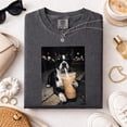 Boston Terrier Drinking Iced Coffee T-Shirt, Men & Women's Unisex ...