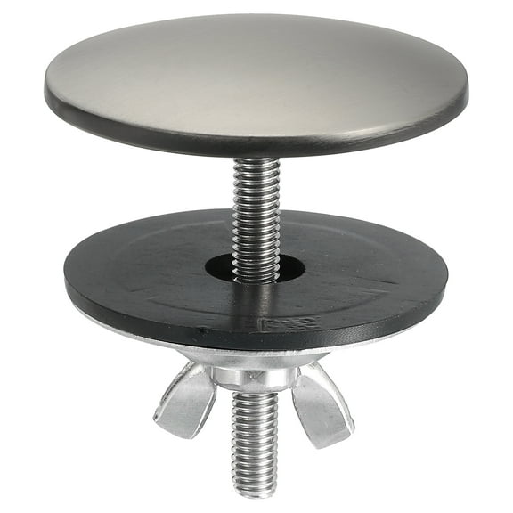 1 Pcs Kitchen Sink Hole Cover, 2 Inch Sink Sprayer Hole Plug, Zinc Alloy Grey