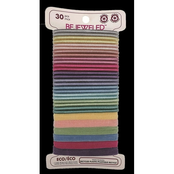 Bejeweled Élastiques à cheveux pastel 30 pièces Élastiques à cheveux pastel 30 pièces
