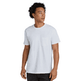 thumbnail image 5 of Gildan Men's DryBlend Pocket T-Shirt, Short Sleeve Crew Neck Casual Blank Tee, White, S, 5 of 6
