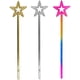 thumbnail image 5 of Pack de Star Wands, Star Fairy Wands, Princess Star Wands para niñas, cumpleaños, fiesta, Halloween, Navidad, disfraces, regalos para niñas (plata, oro, colorido) Angel Wands Ormromra WMZY-502, 5 of 8