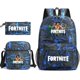 thumbnail image 2 of Mochila escolar con estampado de fortnite para niños y niñas, Mochilas de moda para adolescentes Fivean  unisex, 2 of 2