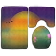 thumbnail image 1 of ABPHQTO Brillo dorado Juego de alfombras de baño de 3 piezas Alfombra de baño Alfombra de contorno y tapa de inodoro ABPHQTO Cont-CHAPPLE-10980, 1 of 2