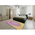 thumbnail image 4 of Ahgly Company Indoor Rectangle Patterned Tulip Pink Novelty Area Rugs, 2' x 3', 4 of 6