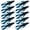 Blue, variant on Wofarmy 8Cm 4.7G Sinking Ned Soft Bait Barrier Shrimp Lifelike Fishing Lure for Bass Blue 10pcs