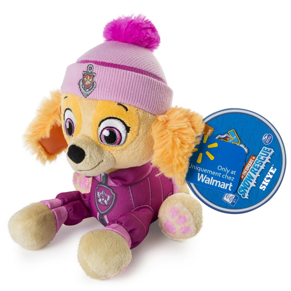 Paw Patrol - 8â Plush - Snow Rescue Skye - Walmart Exclusive - Walmart.com - Walmart.com