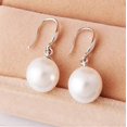 thumbnail image 3 of Pendientes colgantes de perla con gancho para mujer, regalo de joyería, 1 par, 3 of 5