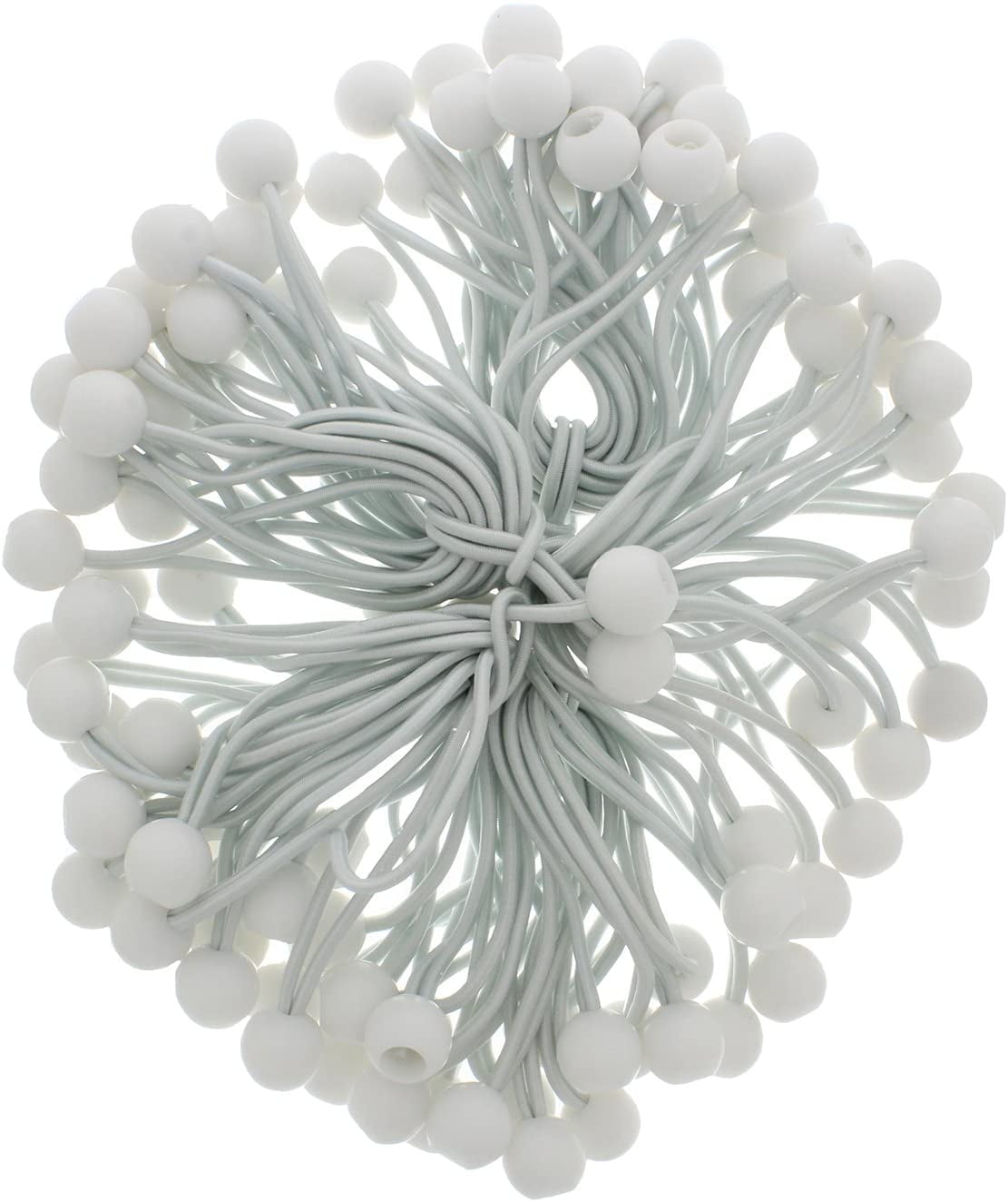 Lot of 100 9" Elastic Ball Bungee Cord Connector for Canopy Tarp Bunge Holder
