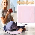 thumbnail image 2 of SXcggal USB Heating Pad Car Seated Cover Universal Car Seat Cushion Leather Suitable For Car Truck Home Office Chair, 2 of 9