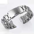 thumbnail image 3 of 14 16 18 19 20 21 22 24 mm sólido extremo curvo de acero inoxidable correa de reloj para hombres mujeres reloj de pulsera negro correa de reloj, 3 of 4
