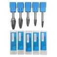 thumbnail image 2 of Carbide Burr,  File Rustproof Professional 5pcs With 6mm/0.24in Shank For Drilling For Polishing, 2 of 8