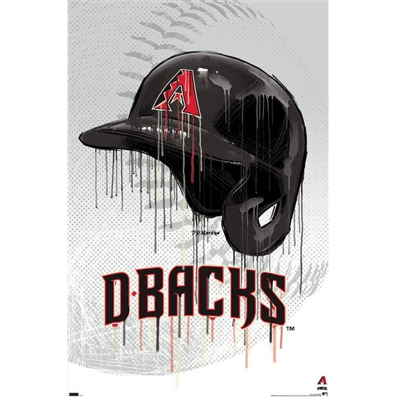 MLB Arizona Diamondbacks - Drip Helmet 22 Wall Poster, 22.375" x 34"