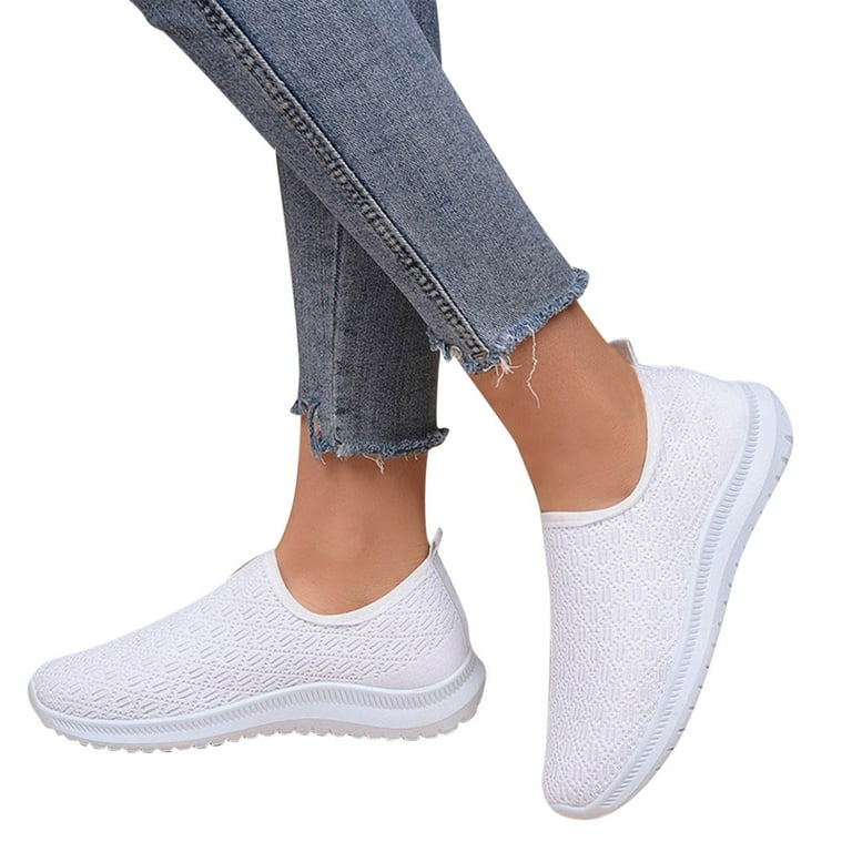 White tennis shoes womens deals walmart