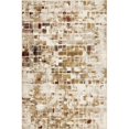 thumbnail image 1 of HomeRoots 475601 5 x 8 ft. Brown & Beige Abstract Tiles Distressed Area Rug, Natural, 1 of 1