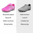 thumbnail image 5 of Vizari Youth Firm Ground Soccer Cleats – Comfortable, Durable Outdoor Soccer Shoes for Boys and Girls, Pink, 12, 5 of 6