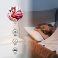 thumbnail image 4 of Battery Operated Analog Wall Clocks Non-Ticking Silent Modern Clock Decorative for Home,Office-Flamingo In Watercolor Splashes(12inch), 4 of 4