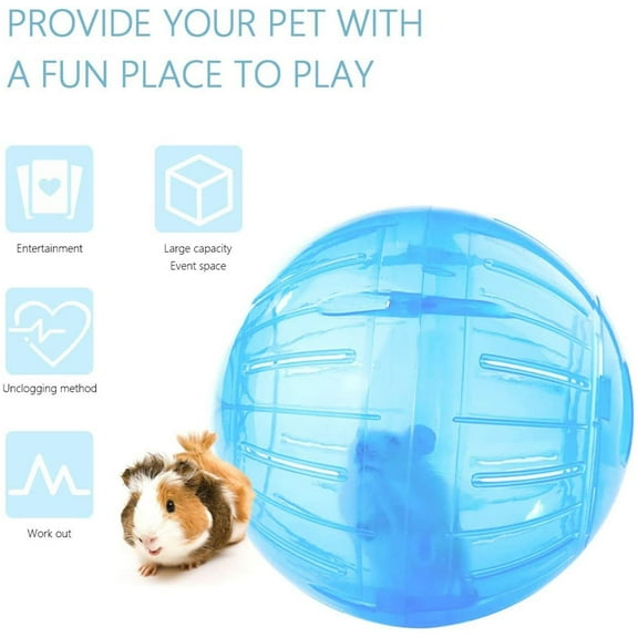 FurNest Plastic Hamster Rodent Ball Running Fitness Toy Large Exercise