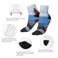 thumbnail image 5 of Pofeuu Lighthouse On The Waters Print 30cm Socks, Adult Running Hiking Socks for Youth and Adult, 5 of 7