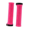 thumbnail image 3 of Quzzie 2 Pieces Bike Handlebar Grips Ergonomic Rubber Non Slip Locking Grips Shock Absorbing Wraps for Mountain Folding Bikes Suitable for School Commuting Weekend Cycling Pink, 3 of 8