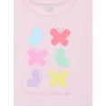thumbnail image 3 of Garanimals Toddler Girl Long Sleeve Graphic T-Shirt, Sizes 18M-5T, 3 of 3