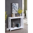thumbnail image 2 of Convenience Concepts Table Console Carrée de Ville en Bois Blanc, 2 of 5