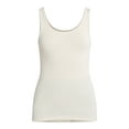 thumbnail image 4 of Time and Tru Women's Rib Tank Top, Sizes XS-XXXL, 4 of 7