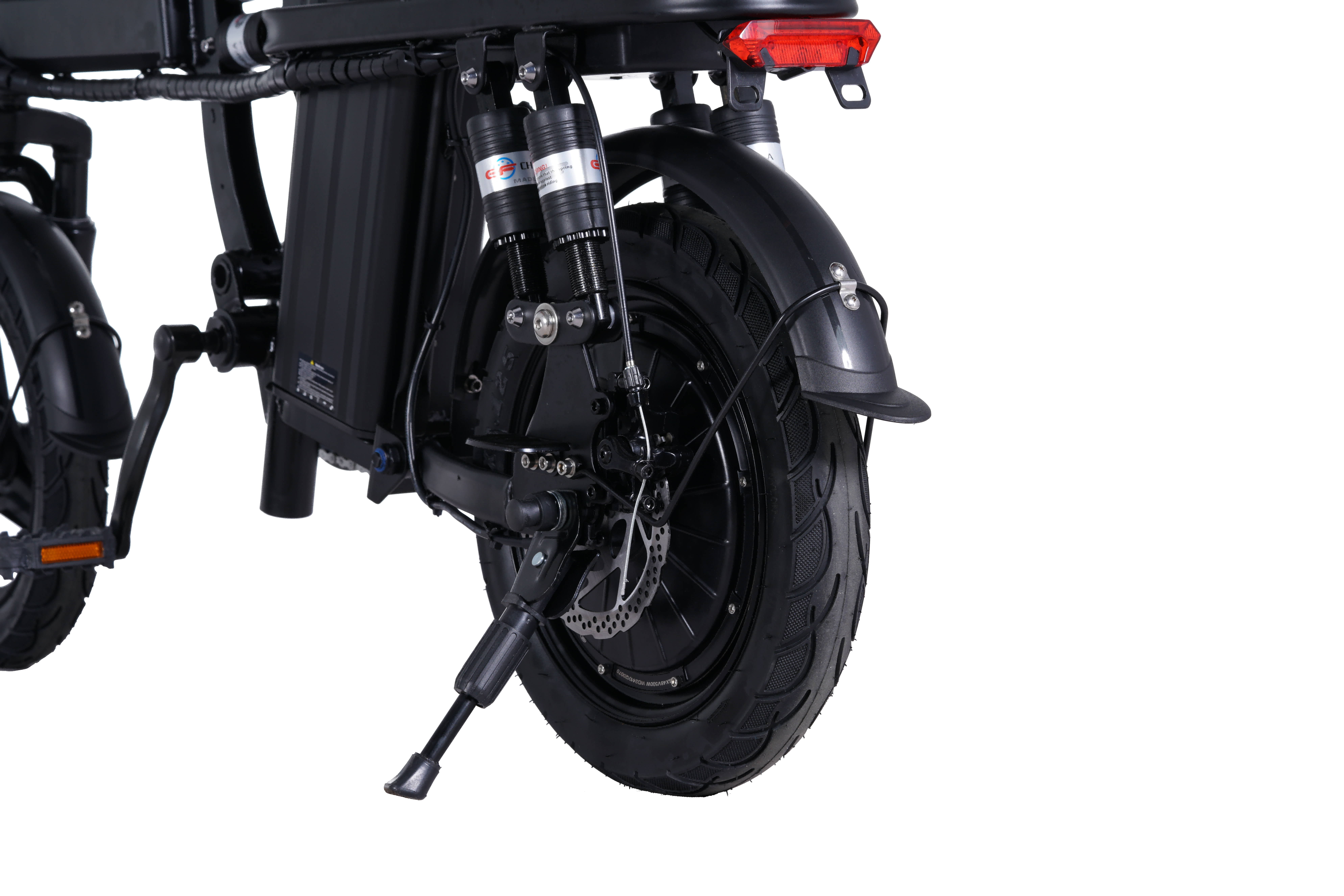 A01  48V/16Ah Electric Bicycle Folding Electric Bike for Adults,14" Ebike Urban City with 10 Shock Absorptions, Cheap Affordable Electric bicycle